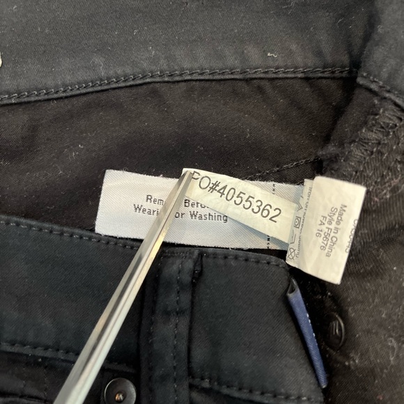 Madewell 9” High Riser Skinny Skinny Women’s Jeans Black Size 24 - Picture 12 of 16